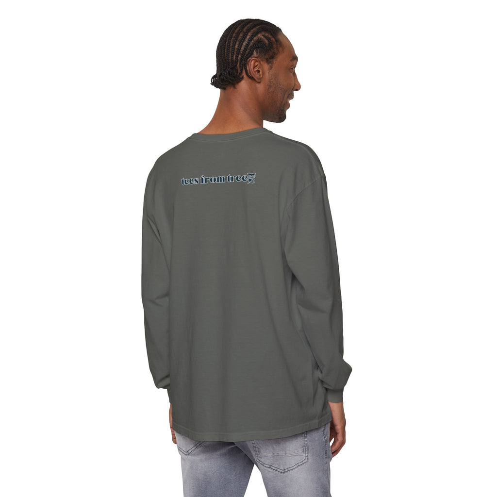Dawn Unisex Eco-Friendly Garment-dyed Long Sleeve T-Shirt