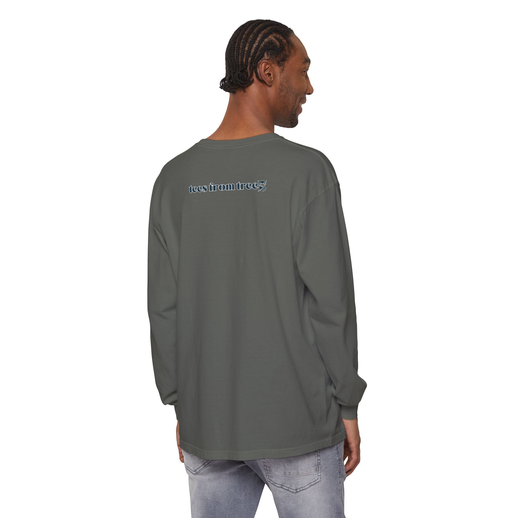 Dawn Unisex Eco-Friendly Garment-dyed Long Sleeve T-Shirt