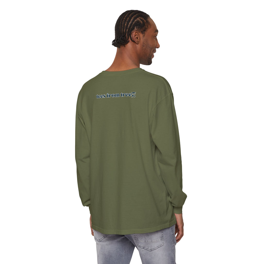 Dawn Unisex Eco-Friendly Garment-dyed Long Sleeve T-Shirt