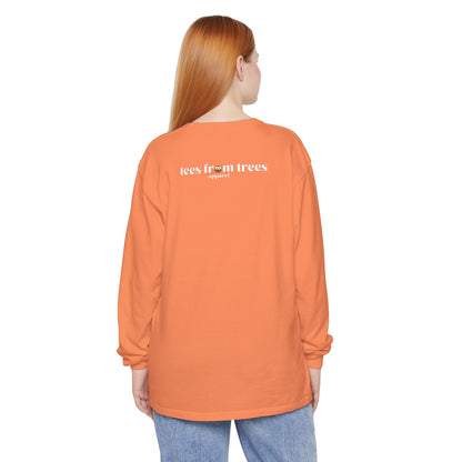 Dawn Unisex Eco-Friendly Garment-dyed Long Sleeve T-Shirt