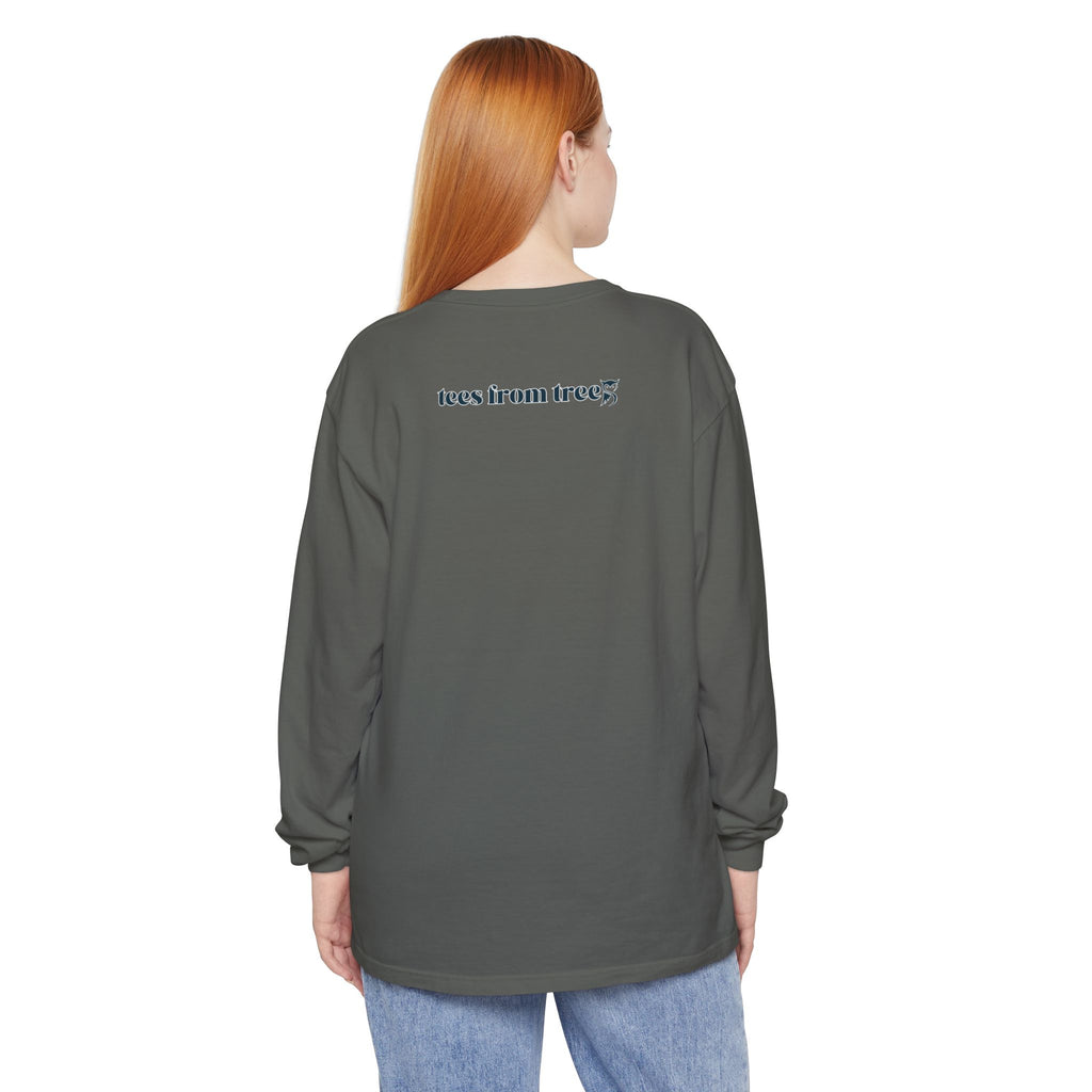 Dawn Unisex Eco-Friendly Garment-dyed Long Sleeve T-Shirt