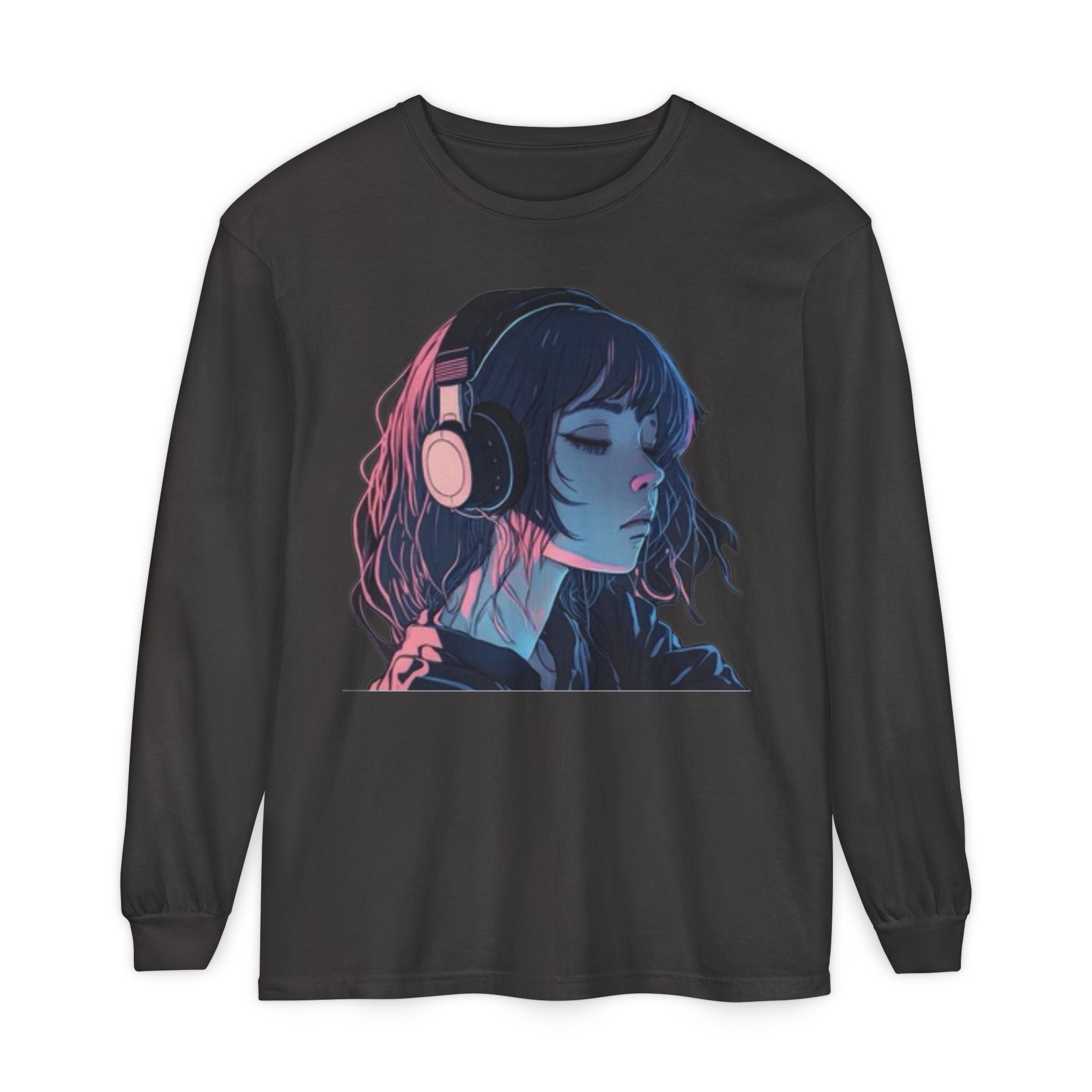 Dawn Unisex Eco-Friendly Garment-dyed Long Sleeve T-Shirt