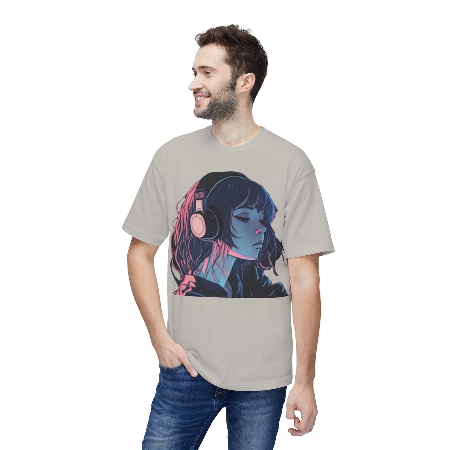 Unisex Manga Midweight T-shirt, Made in US