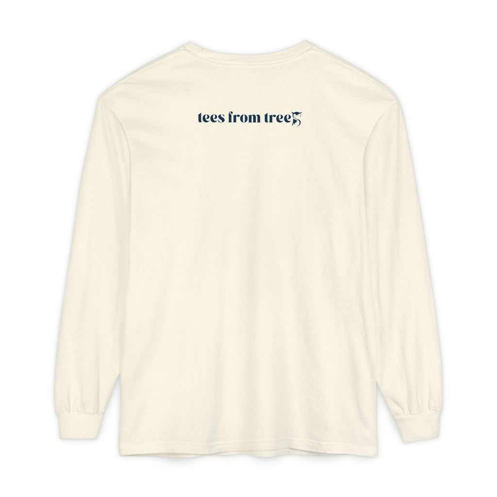 Dawn Unisex Eco-Friendly Garment-dyed Long Sleeve T-Shirt