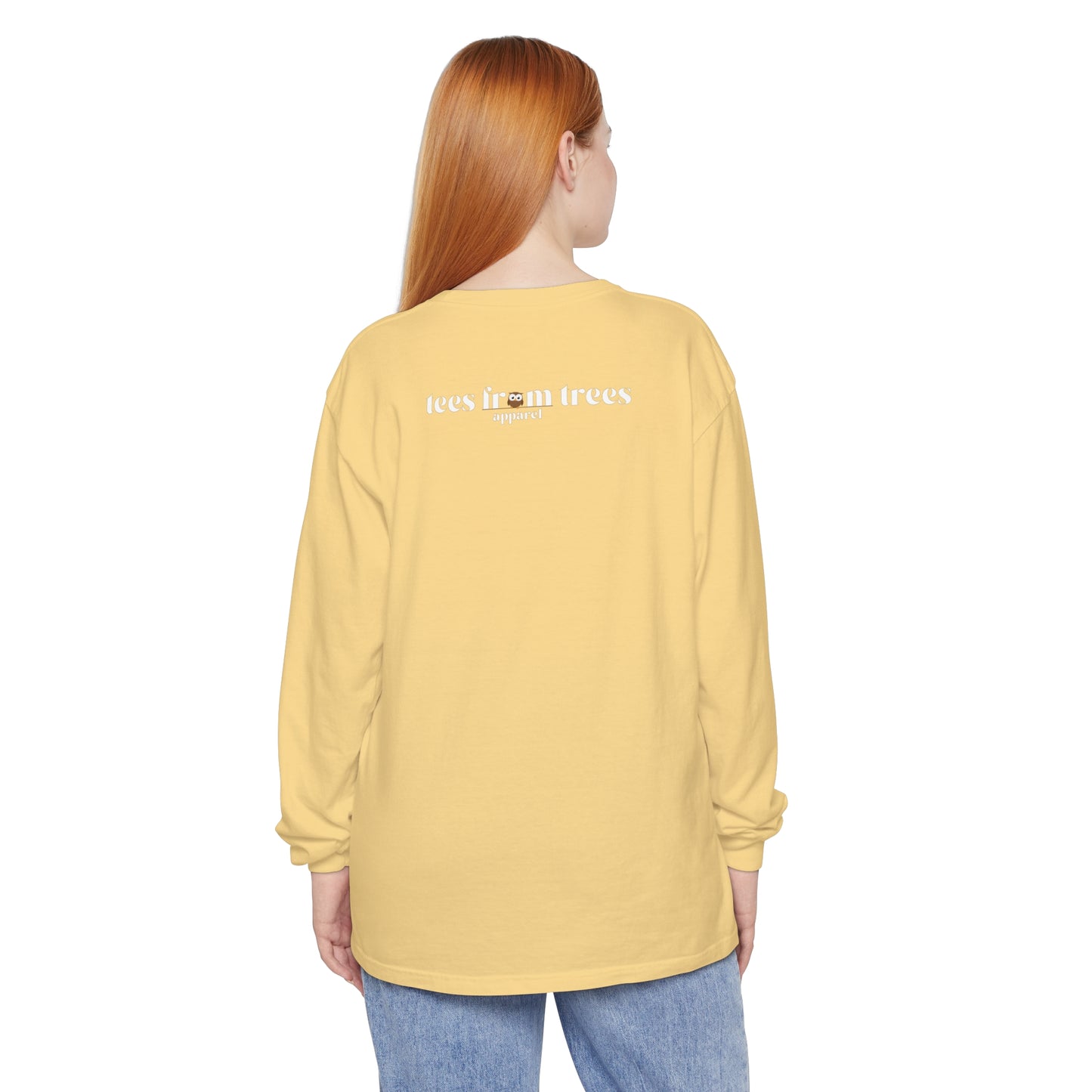 Dawn Unisex Eco-Friendly Garment-dyed Long Sleeve T-Shirt