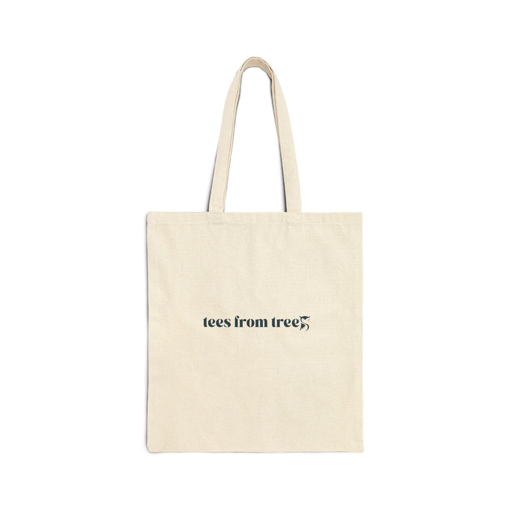 Tees From Trees Cotton Canvas Tote Bag