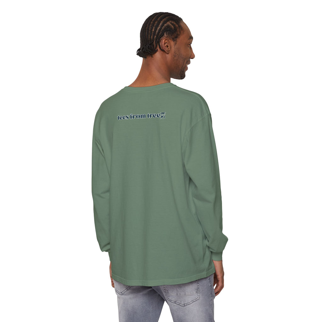 Dawn Unisex Eco-Friendly Garment-dyed Long Sleeve T-Shirt