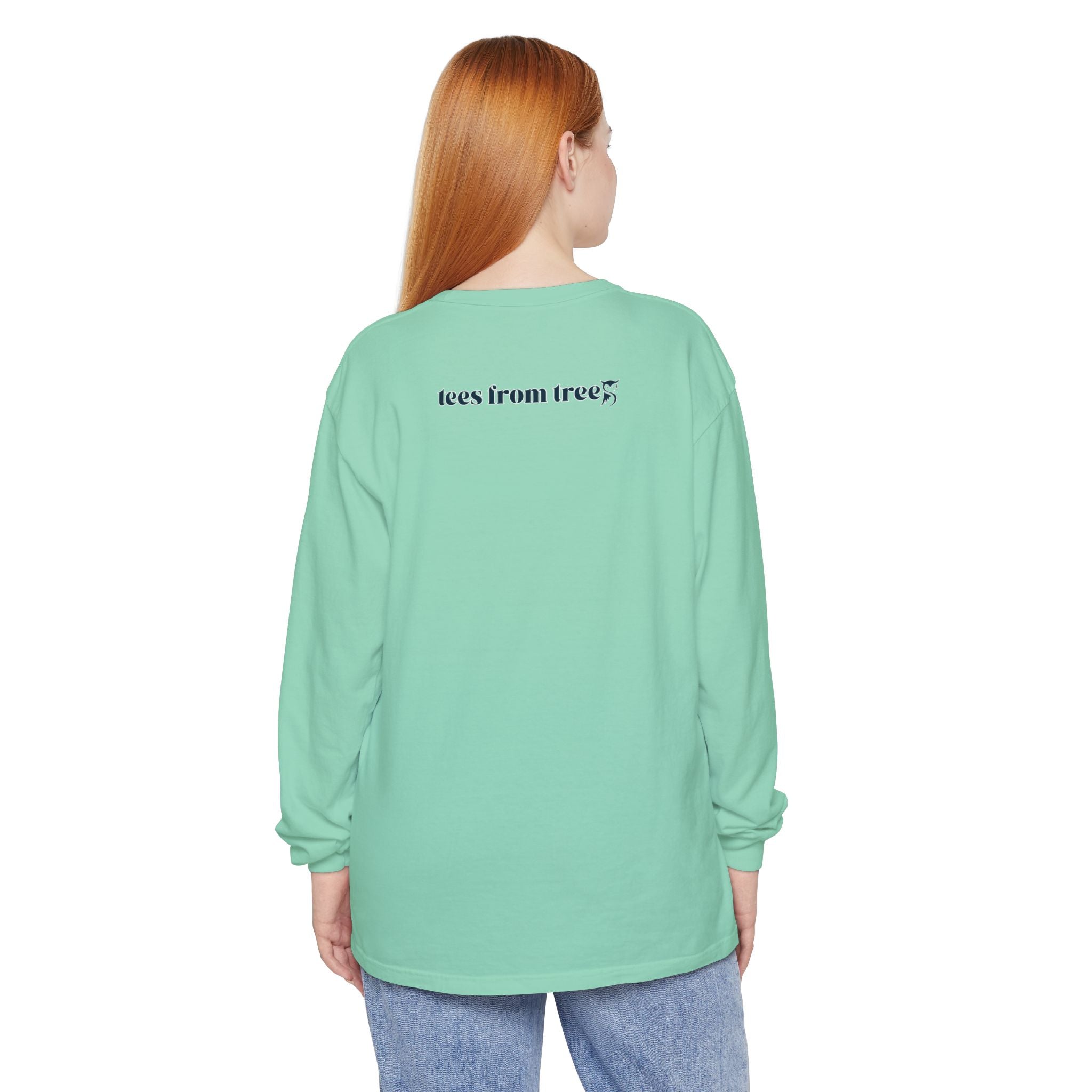 Dawn Unisex Eco-Friendly Garment-dyed Long Sleeve T-Shirt