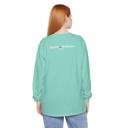 Dawn Unisex Eco-Friendly Garment-dyed Long Sleeve T-Shirt