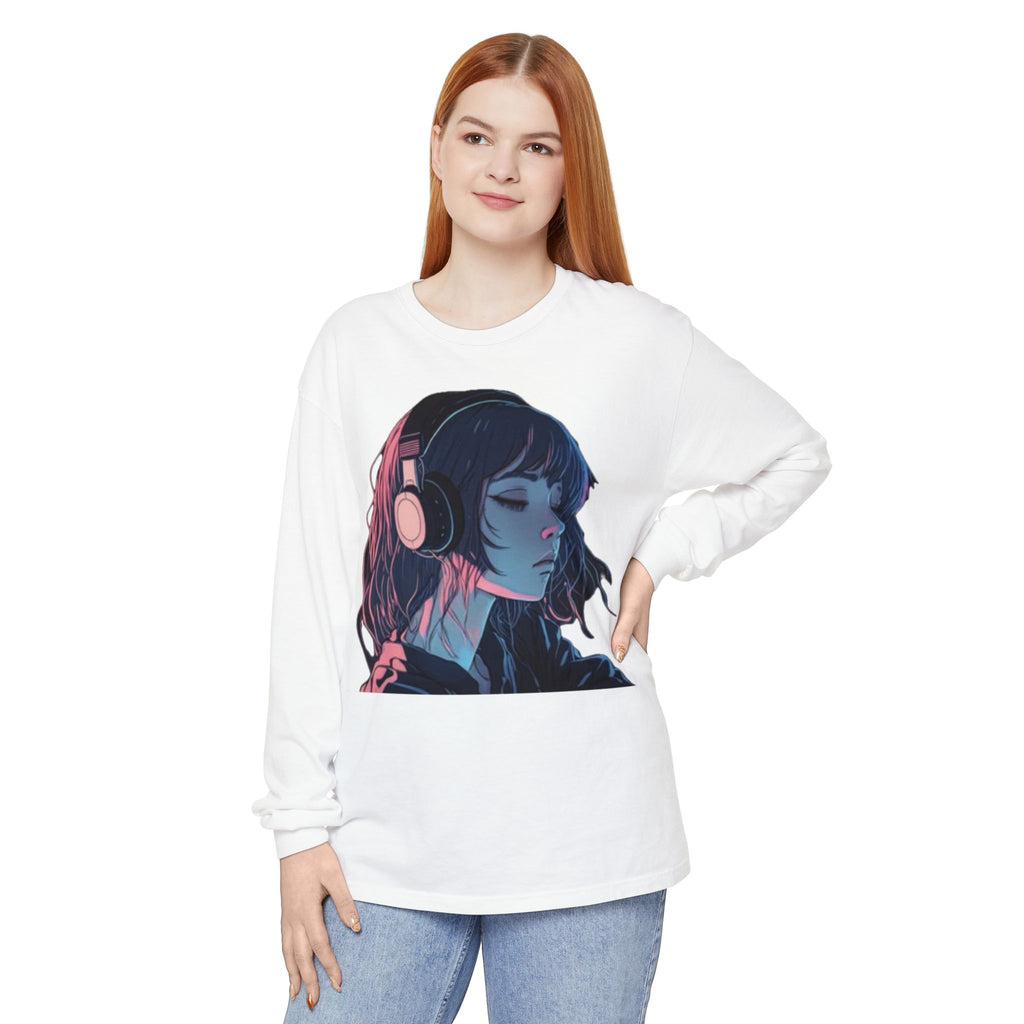 Dawn Unisex Eco-Friendly Garment-dyed Long Sleeve T-Shirt