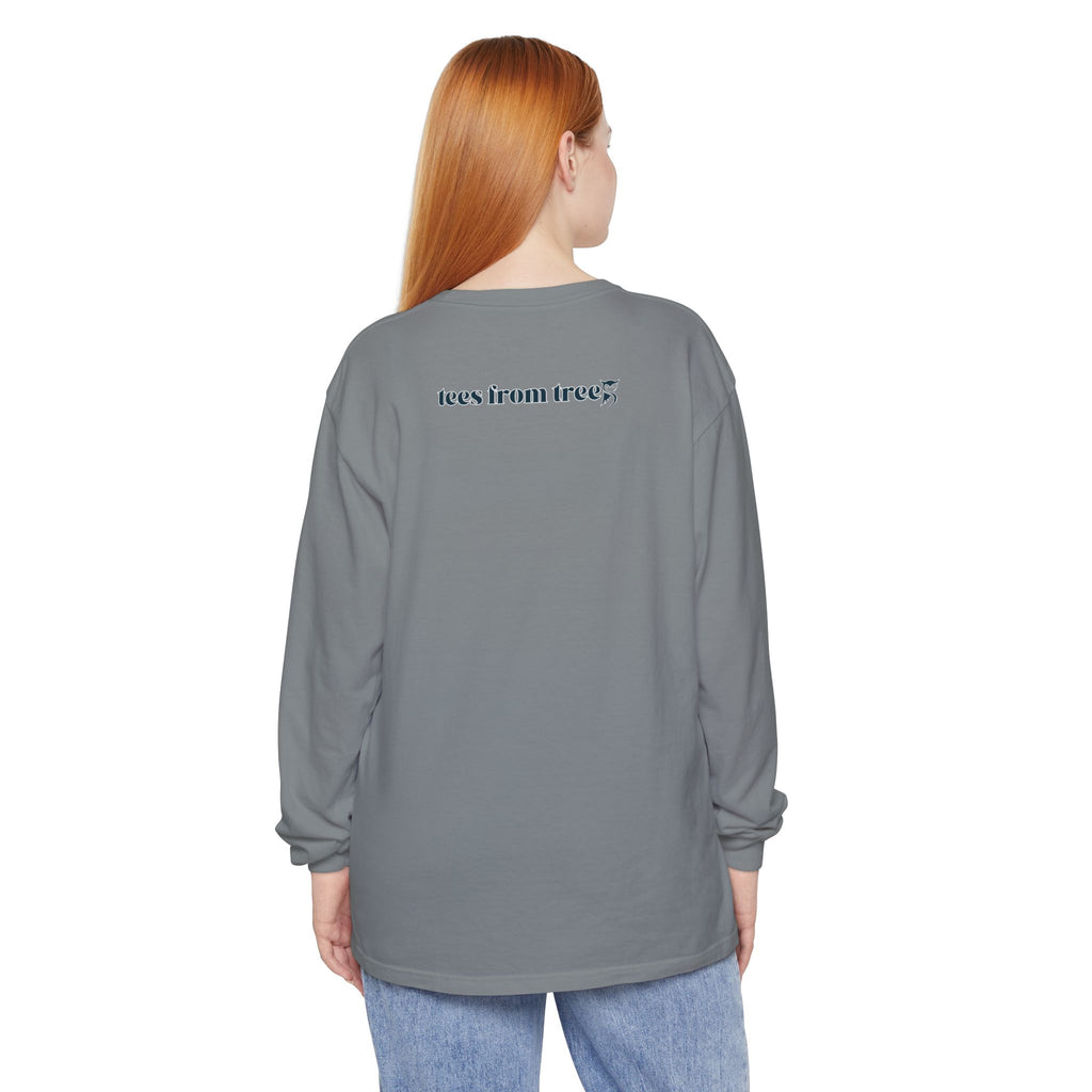 Dawn Unisex Eco-Friendly Garment-dyed Long Sleeve T-Shirt
