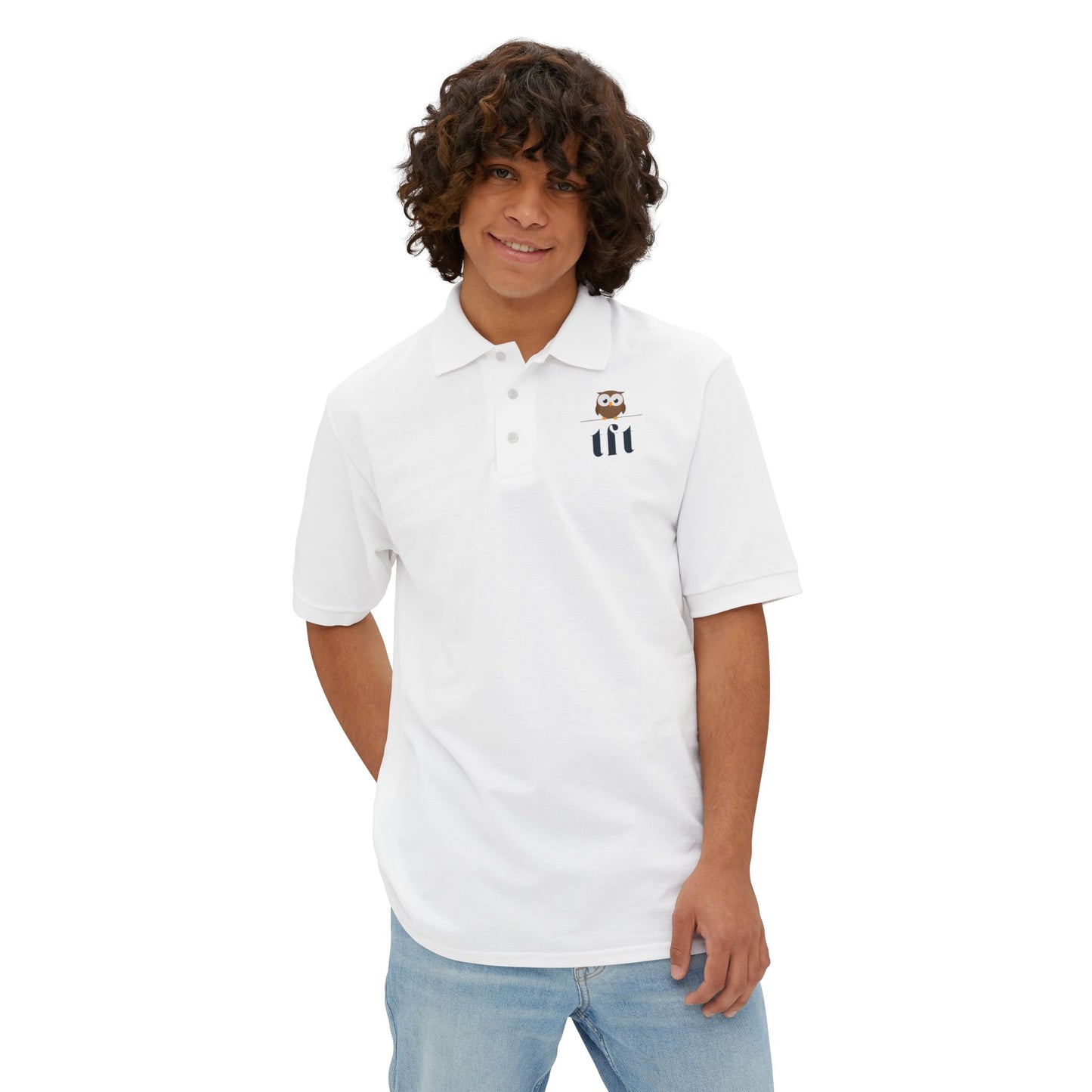 Men's Sustainably Grown 100% Organic Piqué Polo