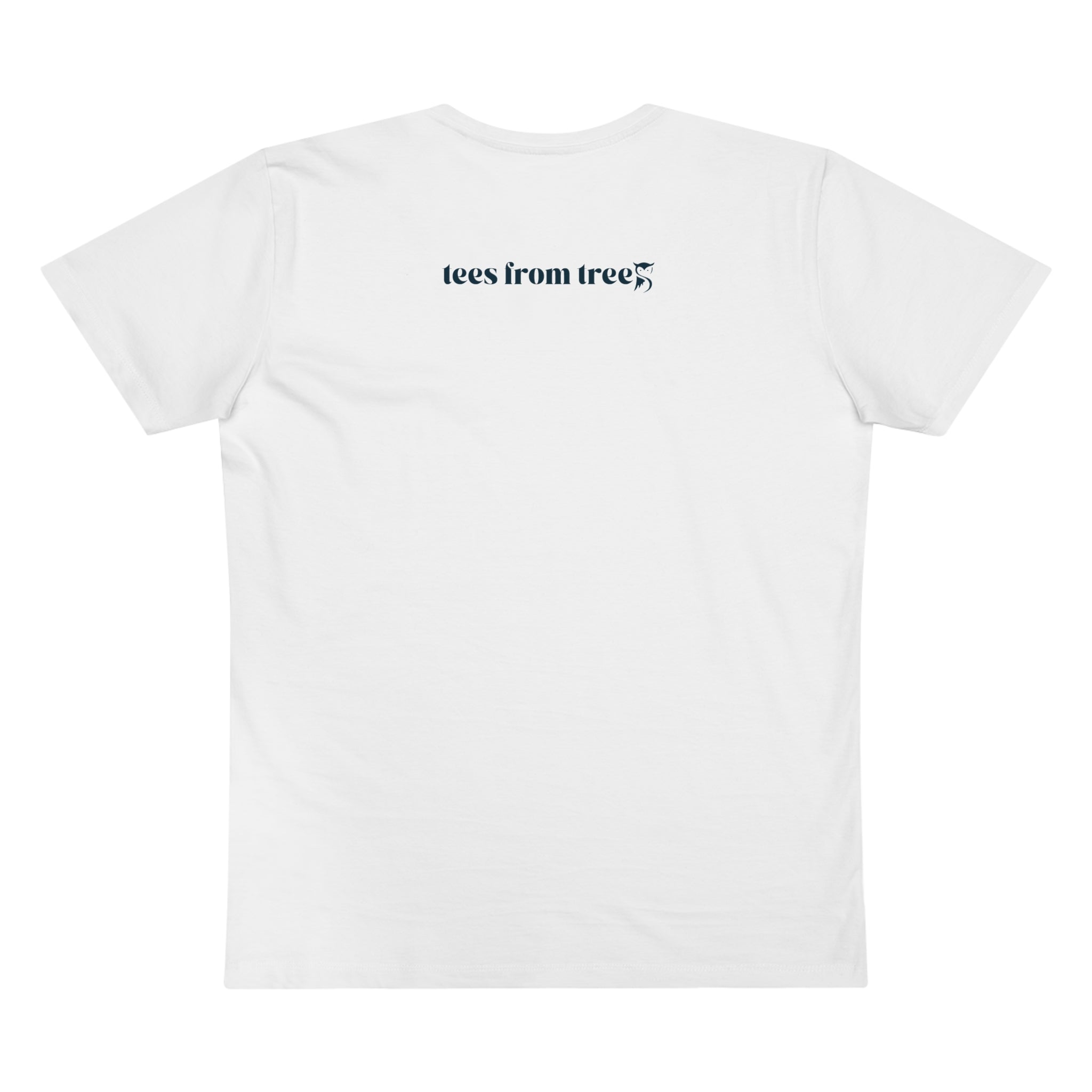 Tees From Trees Men’s Presenter V-neck Cursive Logo