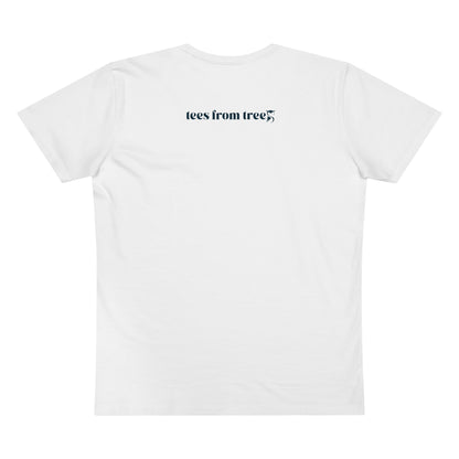 Tees From Trees Men’s Presenter V-neck Cursive Logo