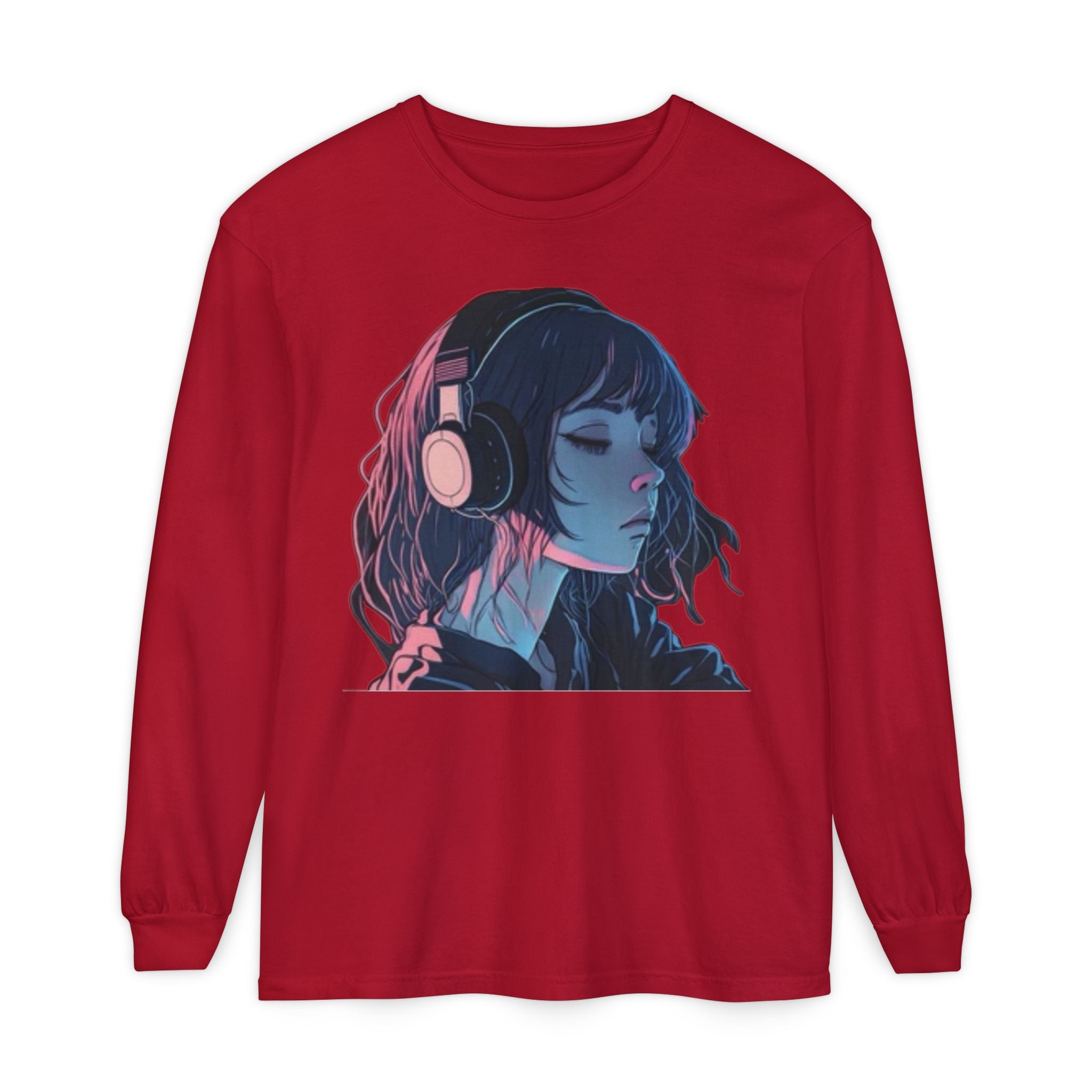 Dawn Unisex Eco-Friendly Garment-dyed Long Sleeve T-Shirt