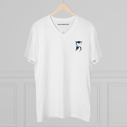 Tees From Trees Men’s Presenter V-neck Cursive Logo