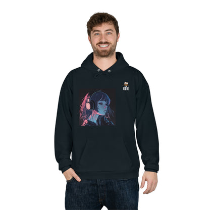 Unisex Manga EcoSmart® Pullover Hoodie Sweatshirt