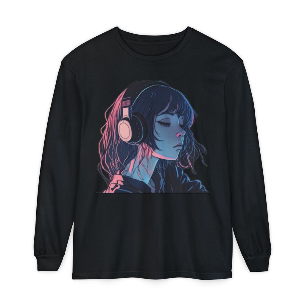 Dawn Unisex Eco-Friendly Garment-dyed Long Sleeve T-Shirt